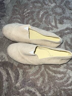 Neutral Beige Women's Slip-On Flats